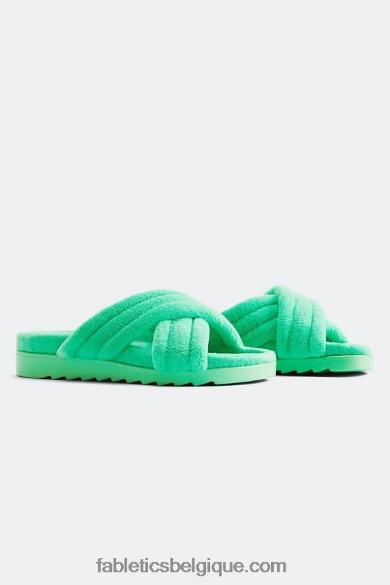 toboggan croisé en tissu éponge femmes Fabletics 404P0T2959 eau tropicale