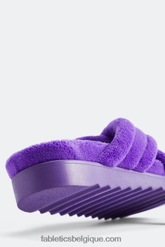 toboggan croisé en tissu éponge femmes Fabletics 404P0T2961 glycine sauvage
