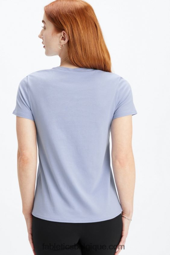 T-shirt en jersey 100 % coton femmes Fabletics 404P0T1999 bois de coin
