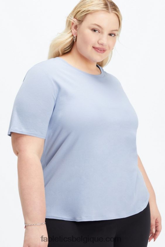 T-shirt en jersey 100 % coton femmes Fabletics 404P0T2000 bois de coin