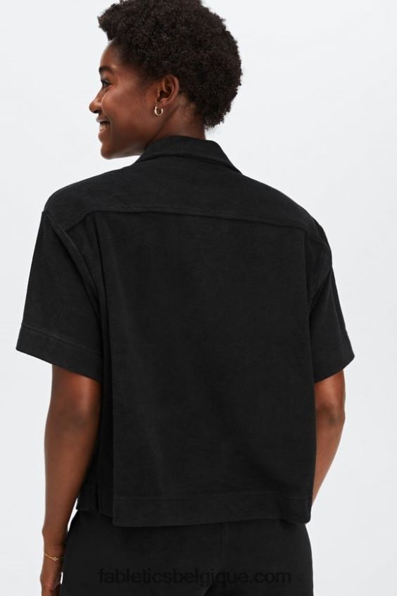 bouton carré éponge île vers le haut femmes Fabletics 404P0T2040 noir