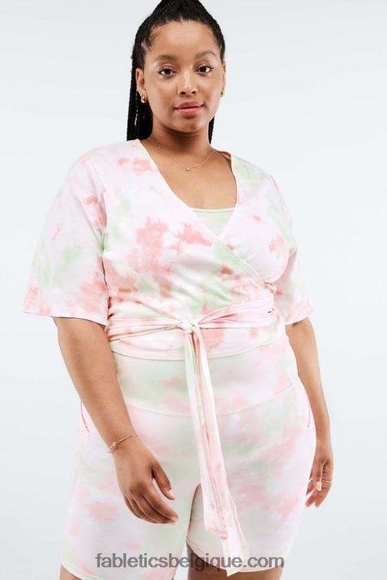 haut cache-cœur laila femmes Fabletics 404P0T2058 lutin éthéré