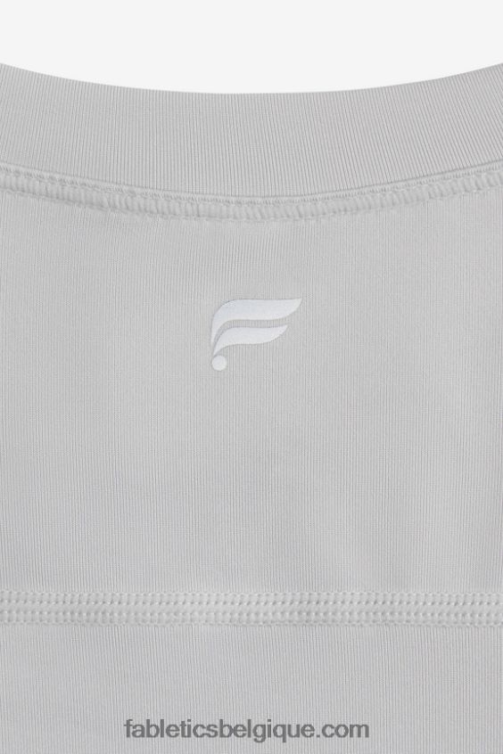 haut à manches courtes phoenix lite femmes Fabletics 404P0T1976 gris minéral