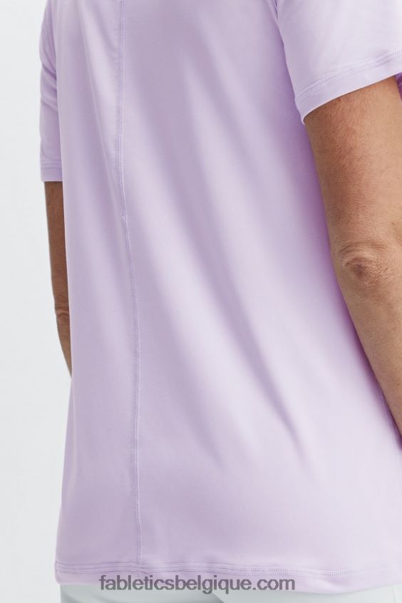 haut à manches courtes phoenix lite femmes Fabletics 404P0T1983 iris brumeux