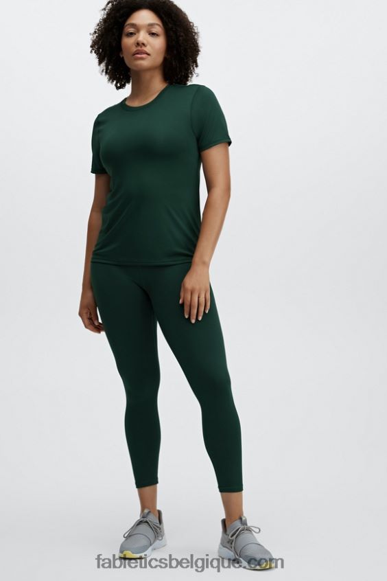 haut à manches courtes phoenix lite femmes Fabletics 404P0T1985 pin foncé