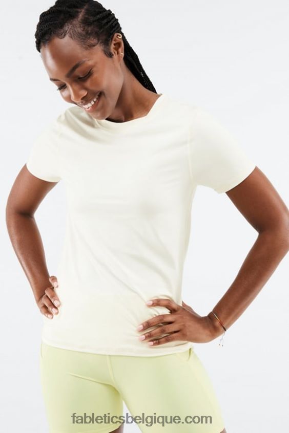 haut à manches courtes phoenix lite femmes Fabletics 404P0T1986 soie