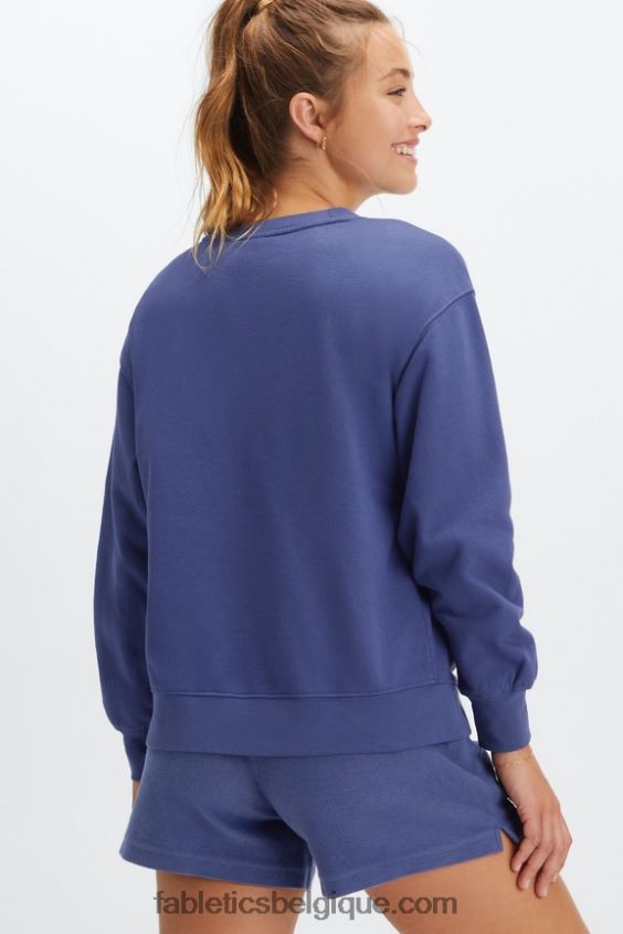 équipage surdimensionné rhéa femmes Fabletics 404P0T2029 cobalt profond/aloès