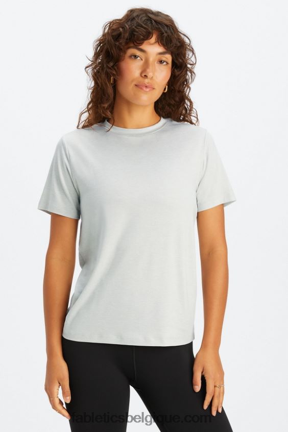 té dry-flex femmes Fabletics 404P0T2011 gris doux chiné