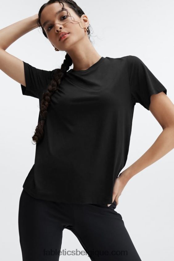 té dry-flex femmes Fabletics 404P0T2013 noir