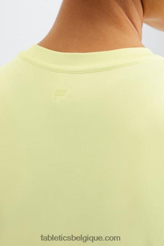 té dry-flex femmes Fabletics 404P0T2018 crème au citron