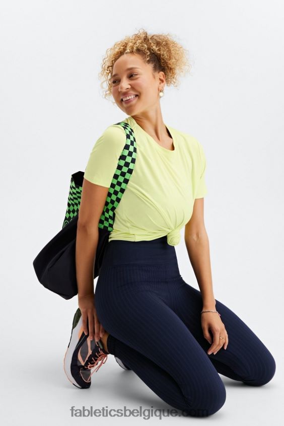 té dry-flex femmes Fabletics 404P0T2018 crème au citron