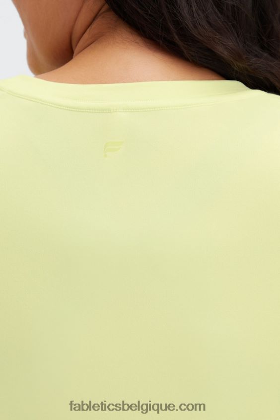 té dry-flex femmes Fabletics 404P0T2019 crème au citron