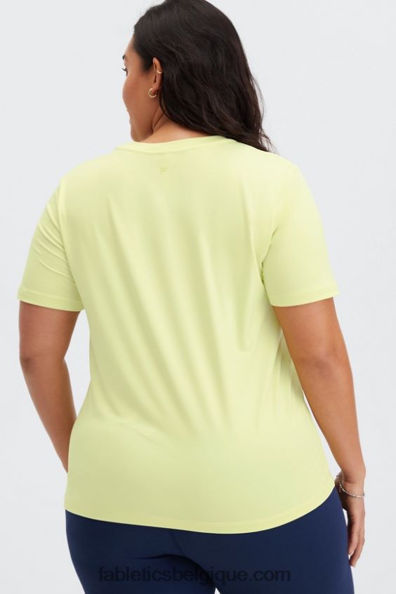 té dry-flex femmes Fabletics 404P0T2019 crème au citron