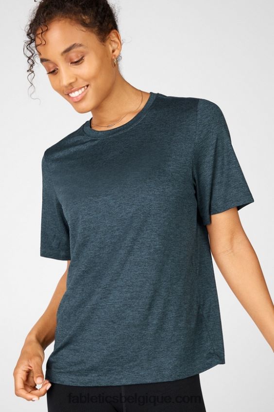 té long dry-flex femmes Fabletics 404P0T2043 bleu céleste