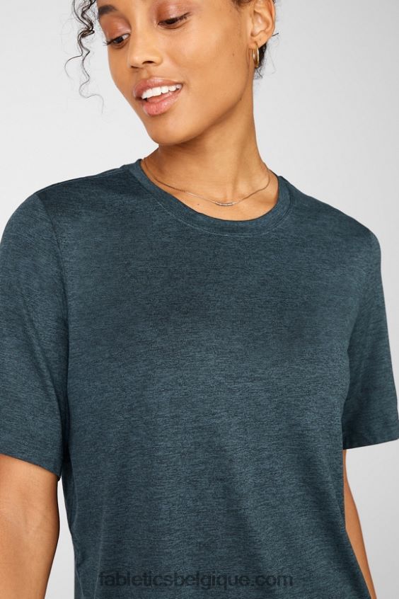 té long dry-flex femmes Fabletics 404P0T2043 bleu céleste