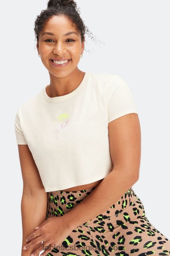 t-shirt bébé femmes Fabletics 404P0T2035 mascarpone