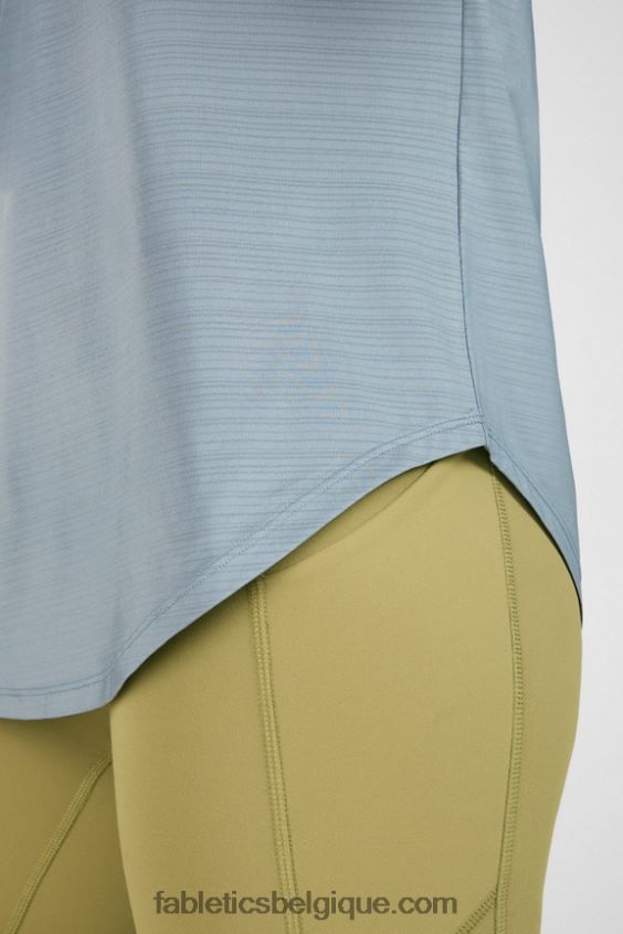 t-shirt éco-responsable femmes Fabletics 404P0T2094 nuage de pluie