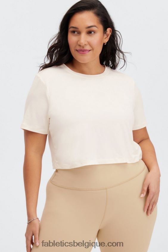 t-shirt court à manches courtes dry-flex femmes Fabletics 404P0T1970 aigrette
