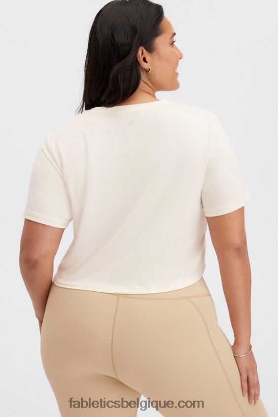 t-shirt court à manches courtes dry-flex femmes Fabletics 404P0T1970 aigrette