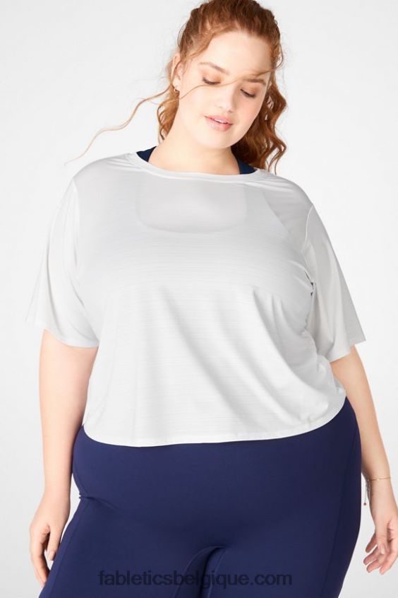 t-shirt à dos torsadé écoresponsable femmes Fabletics 404P0T2115 défense