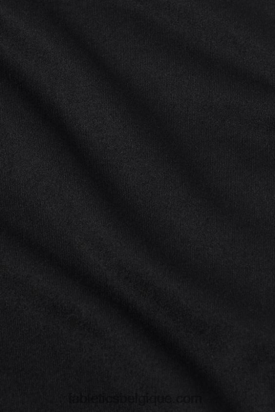 t-shirt manches courtes col v dry-flex femmes Fabletics 404P0T1960 noir