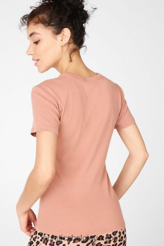 t-shirt à manches courtes tinsley femmes Fabletics 404P0T2065 arbre de coupe