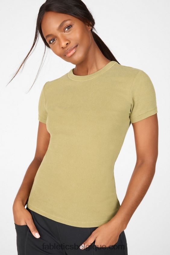 t-shirt à manches courtes tinsley femmes Fabletics 404P0T2067 thym