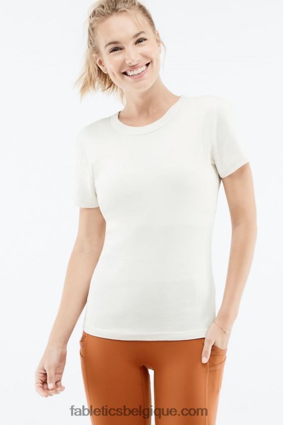 t-shirt à manches courtes tinsley femmes Fabletics 404P0T2068 lin