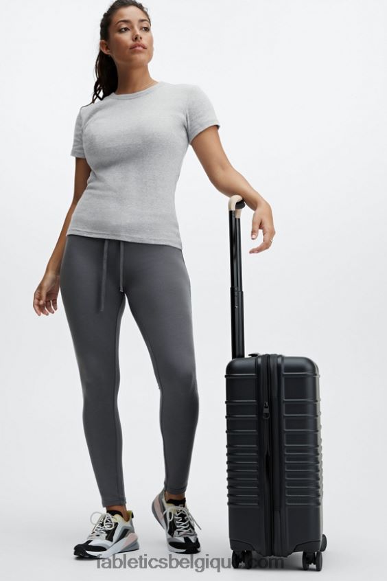 t-shirt à manches courtes tinsley femmes Fabletics 404P0T2072 gris clair chiné