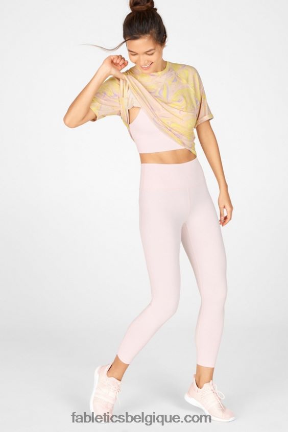 t-shirt raglan à manches courtes loveday femmes Fabletics 404P0T2092 marbre
