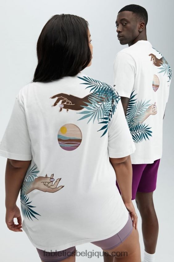 t-shirt unisexe Kindred femmes Fabletics 404P0T2074 danseur de nuage