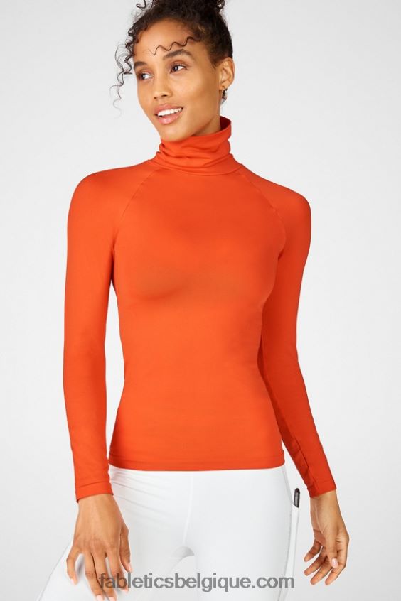 col roulé sans coutures à manches longues naomi femmes Fabletics 404P0T2723 récolte