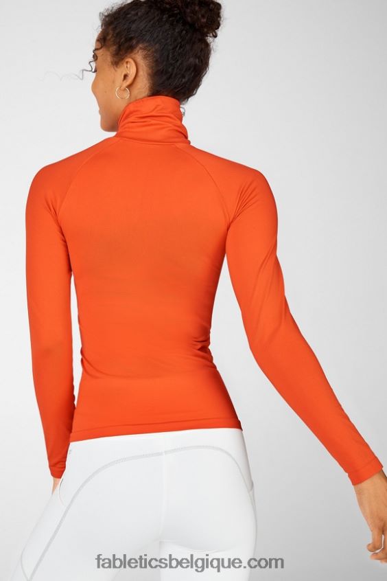 col roulé sans coutures à manches longues naomi femmes Fabletics 404P0T2723 récolte