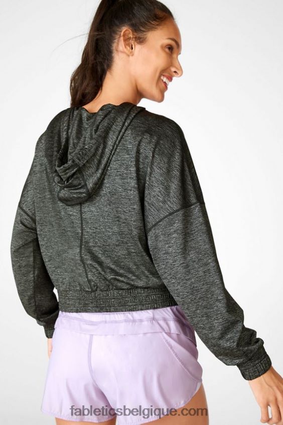 haut bea à manches longues femmes Fabletics 404P0T2726 bruyère de nuit