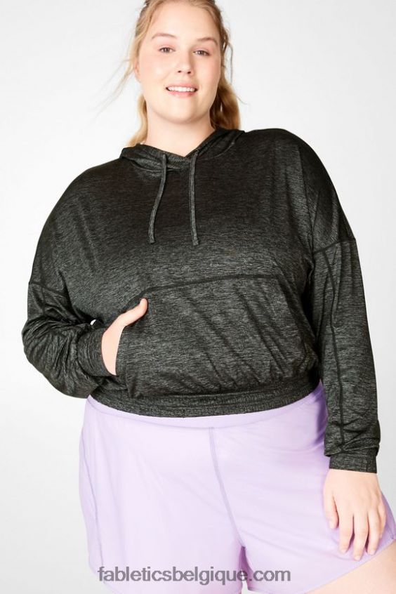 haut bea à manches longues femmes Fabletics 404P0T2727 bruyère de nuit