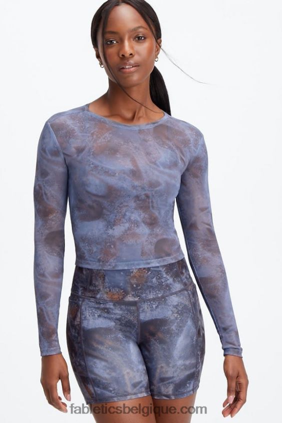 haut en résille marie femmes Fabletics 404P0T2656 interstellaire