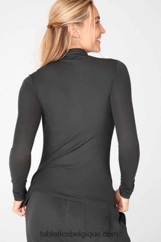 haut jess à manches longues et col roulé femmes Fabletics 404P0T2674 château de Pierre