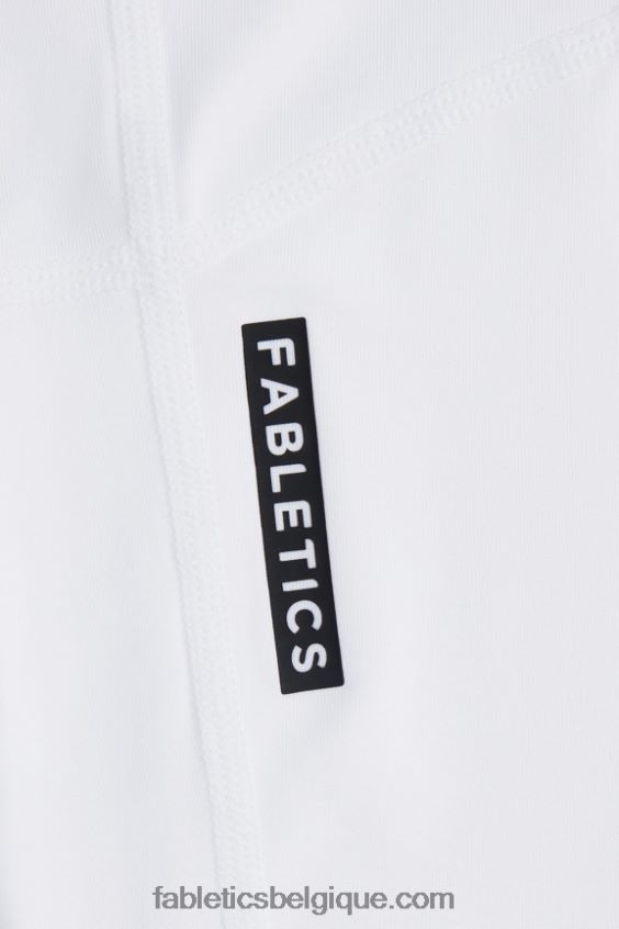 haut à manches longues phoenix lite femmes Fabletics 404P0T2612 coup de grâce blanc/noir classique