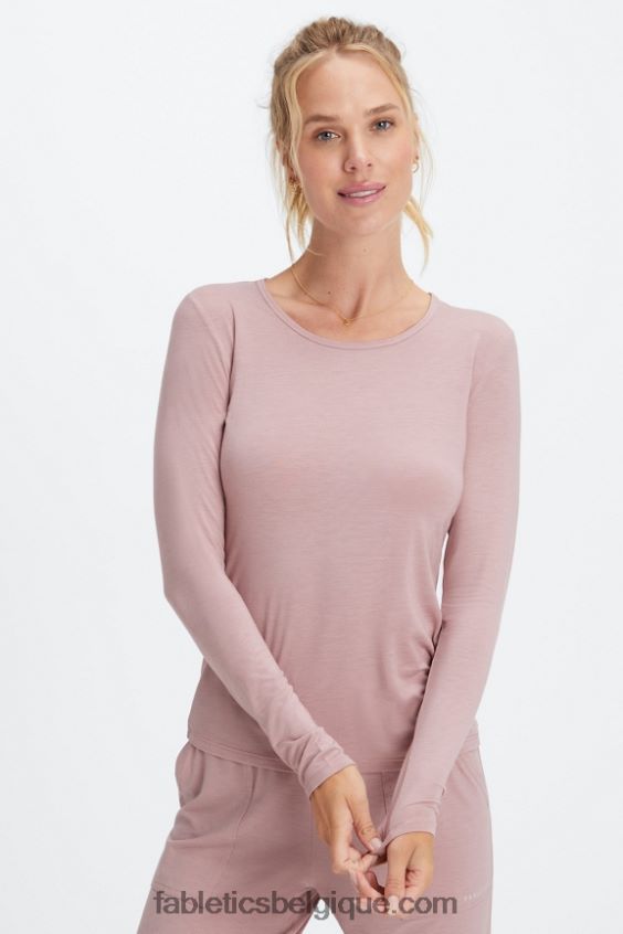 t-shirt à manches longues femmes Fabletics 404P0T2637 poussière de traînée