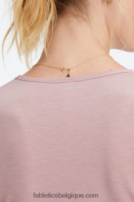 t-shirt à manches longues femmes Fabletics 404P0T2637 poussière de traînée
