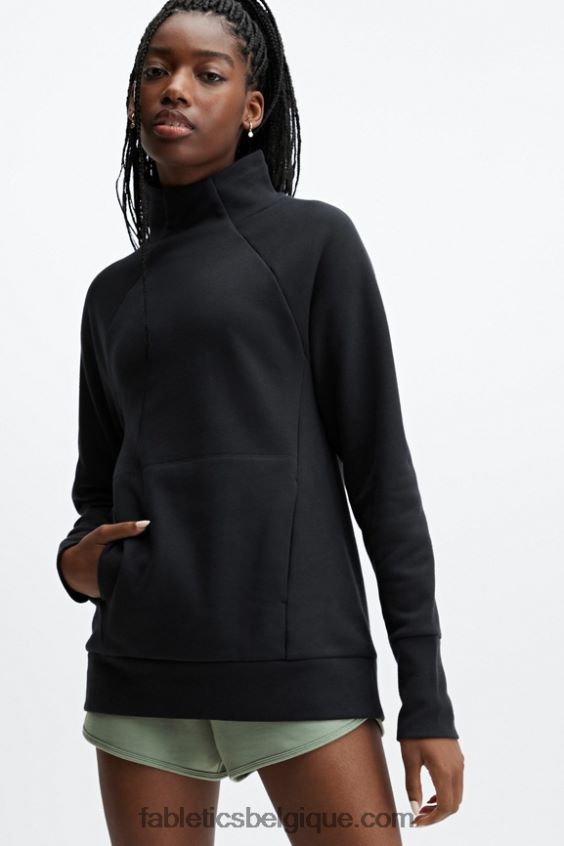 tunique col cheminée zaylee femmes Fabletics 404P0T2677 noir