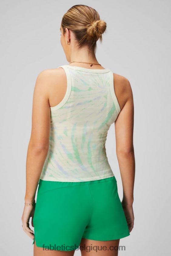 Débardeur 100% coton femmes Fabletics 404P0T2159 essorage de teinture