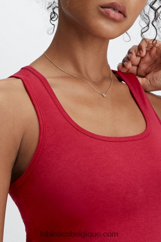 Réservoir Britt 24h/24 et 7j/7 femmes Fabletics 404P0T2256 rouge foncé