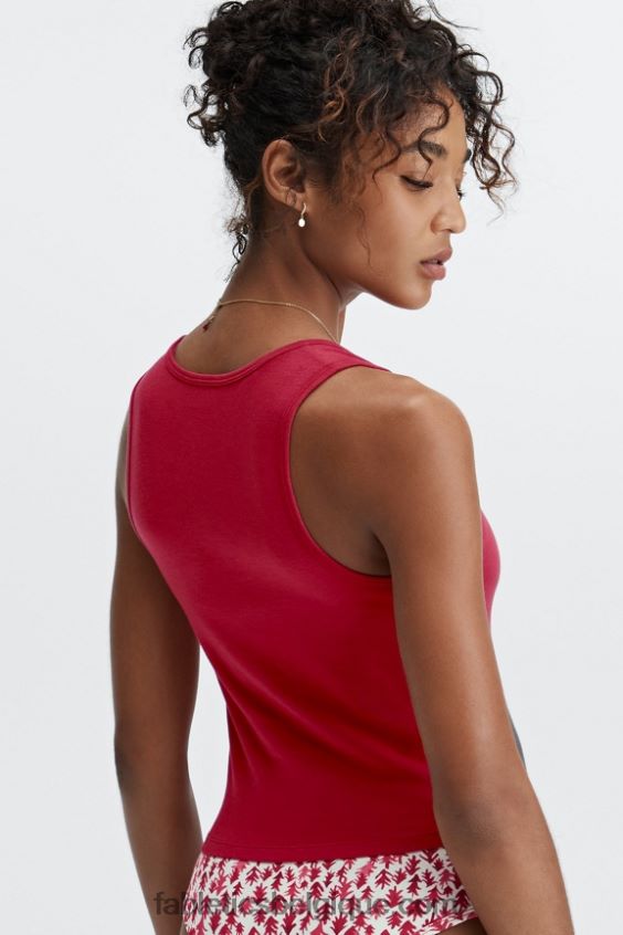 Réservoir Britt 24h/24 et 7j/7 femmes Fabletics 404P0T2256 rouge foncé