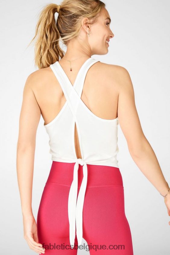 bea réservoir femmes Fabletics 404P0T2374 bruyère blanche