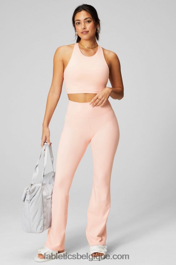 débardeur à bretelles femmes Fabletics 404P0T2164 crème au beurre rose