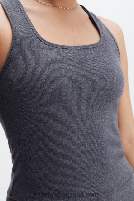 débardeur côtelé restoreknit femmes Fabletics 404P0T2271 étain