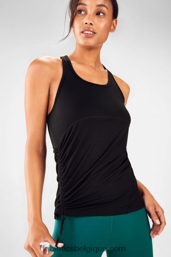 débardeur cinch incurvé cashel femmes Fabletics 404P0T2392 noir