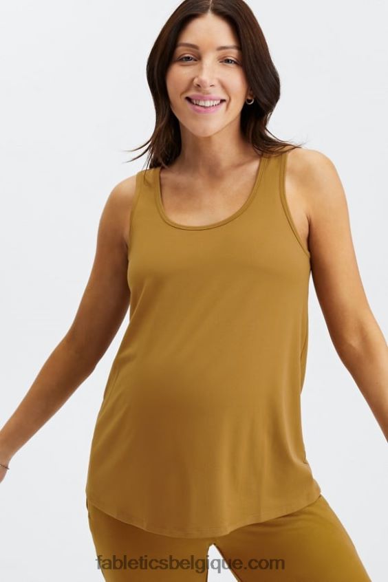 débardeur de maternité mariel femmes Fabletics 404P0T2284 bronze foncé