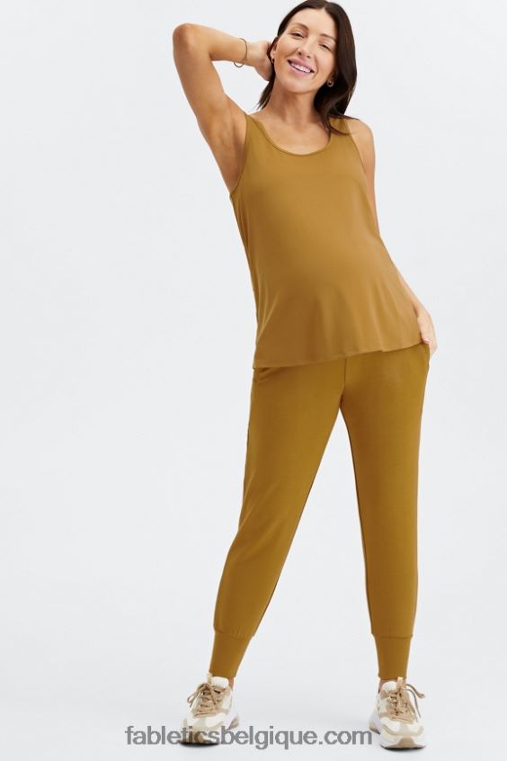 débardeur de maternité mariel femmes Fabletics 404P0T2284 bronze foncé